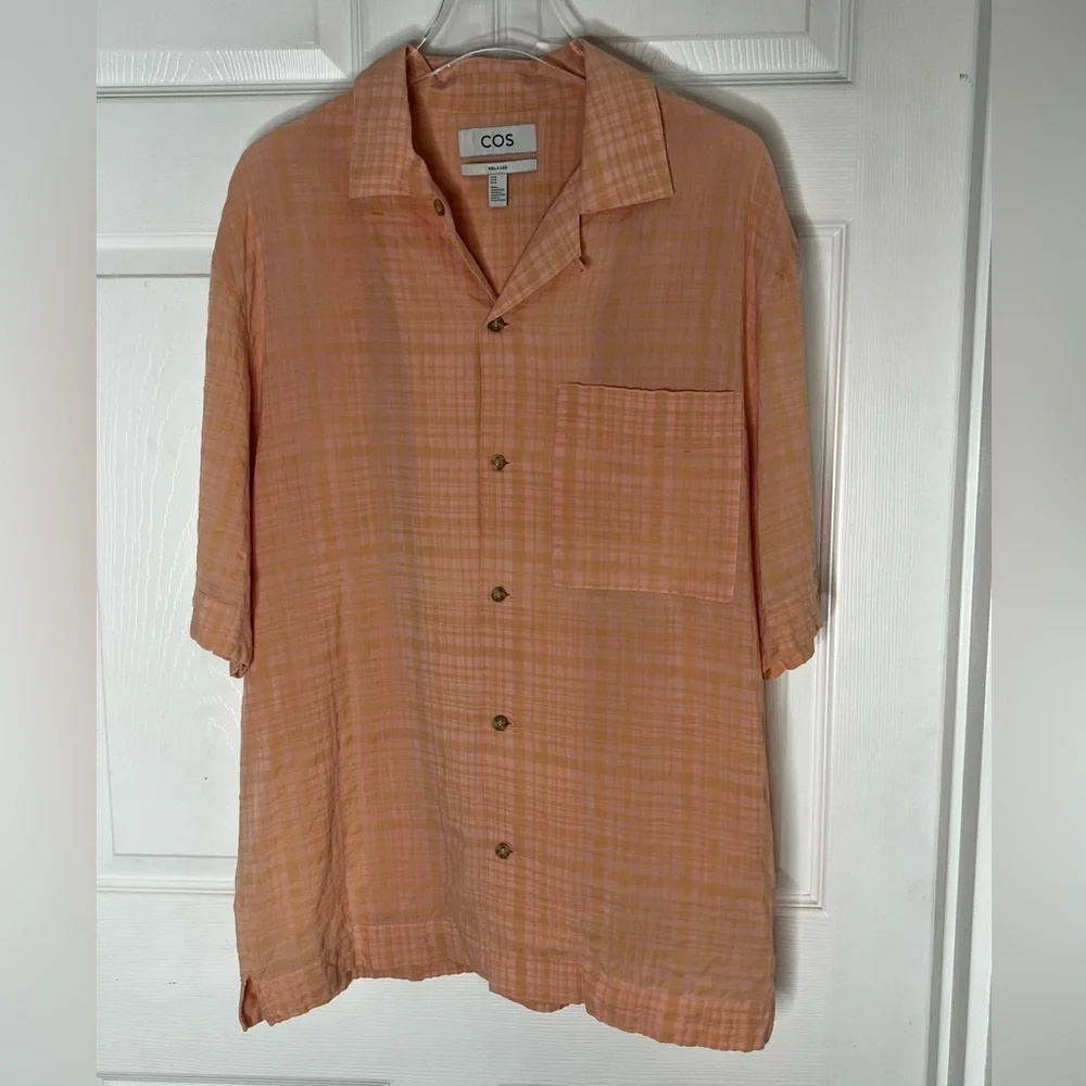 COS Oversized Casual Button Down Shirt Relaxed Fit Sz M - Picture 6 of 7